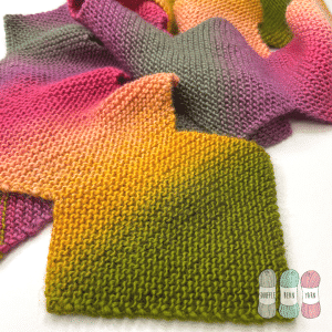 “Crocodile Smile” Knitted Scarf [Free Video Tutorial & Written Pattern!]