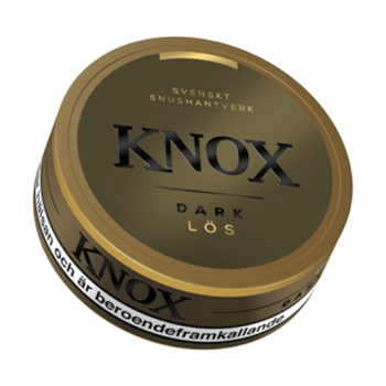 knox dark lös snus