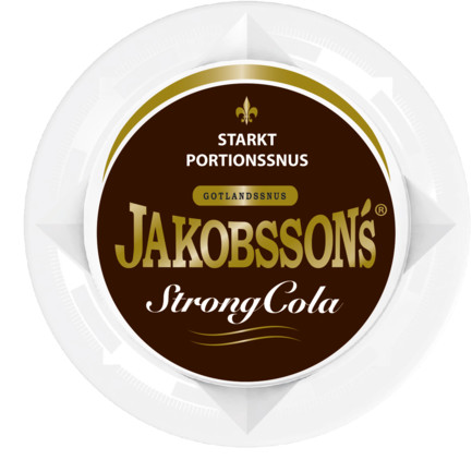 Jakobssons Strong Cola Portionssnus, snushandel i nyköping ab