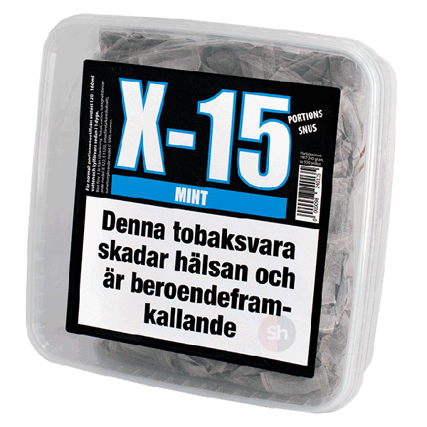X-15 Portion Mint Snussats