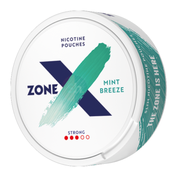 zoneX Mint Breeze Strong Slim All White Portion