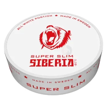 SIBERIA Super Slim all white snus