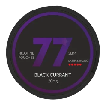 77 Black Currant 20mg All White Snus