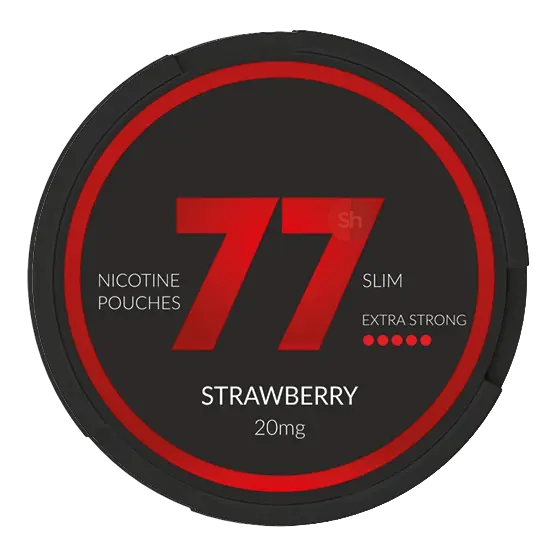 77 Strawberry 20mg All White Snus
