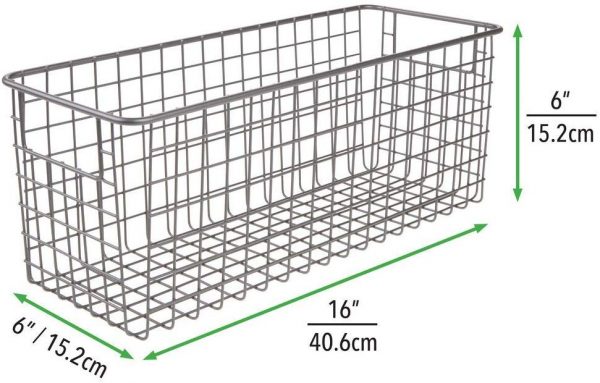 mDesign - Panier de rangement - Fil métallique