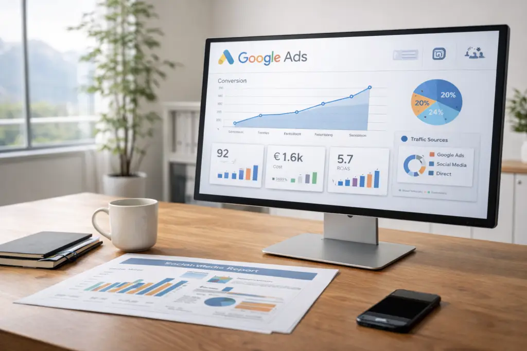 Performance Marketing und Google Ads Betreuung aus Innsbruck für Tiroler Unternehmen – Social Mountain