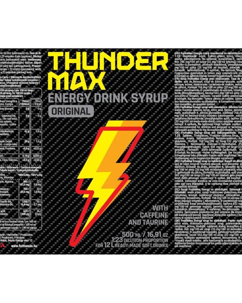 FruttaMax Thunder Max Original Energy Syrup