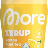 MORE Zerup, Lemon Iced Tea, 65 ml, for up to 8 L Ready Drink, Sugar-Free Syrup