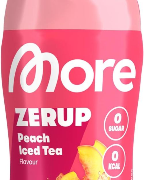 Zerup, Peach Ice Tea Sugarfree Syrup with Real Fruit Extracts