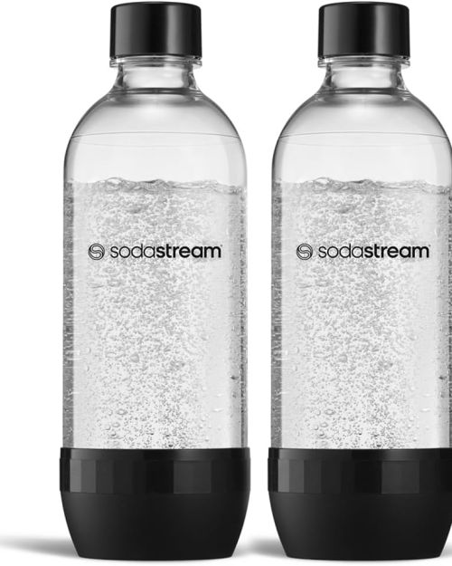 SodaStream 2 Bottles 1 Litre Dishwasher Safe