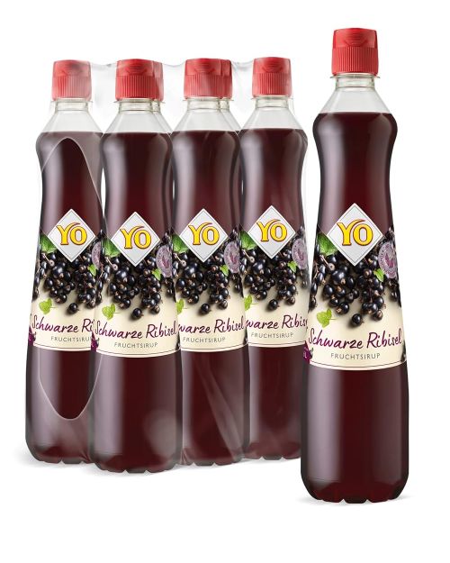 YO Blackcurrant Syrup (6 x 700 ml) -Vegan