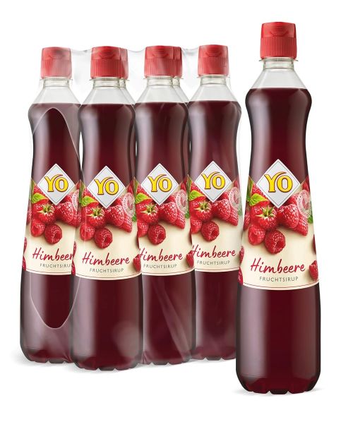 YO Raspberry Syrup (6 x 700 ml) -Vegan