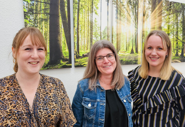 Billede af Nina Kristensen, Louise Grønborg og Camilla Maria Hentze, de står bag Hinnerup Psykologerne - Søften Nyt - Foto: Anders Godtfred-Rasmussen.