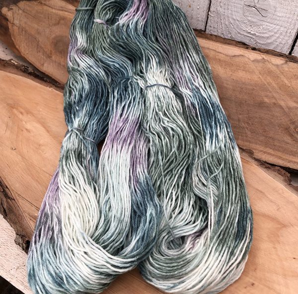 Silk/Merino håndfarvet af Sokkegarn