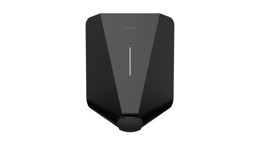 Easee UP ladeboks 1,4-22kW med kWh måler, 4G og WiFi, Sort