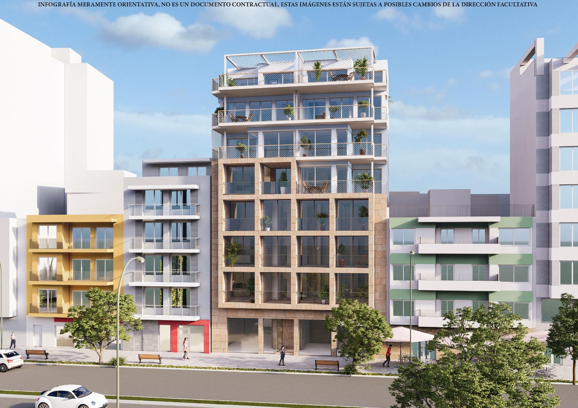 Nybygde Leiligheter i Sentrum av Villajoyosa – 1 soverom (Ref: N8194)