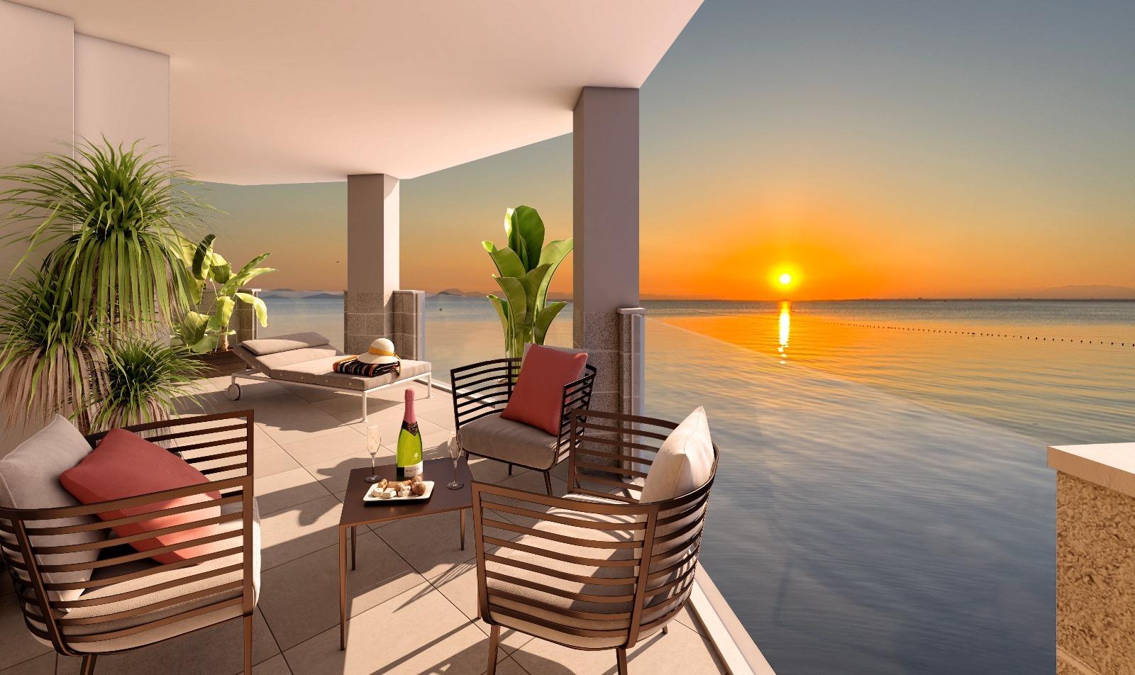 Nybygget Boligkompleks i la Manga – 1 soverom (Ref: N8368)