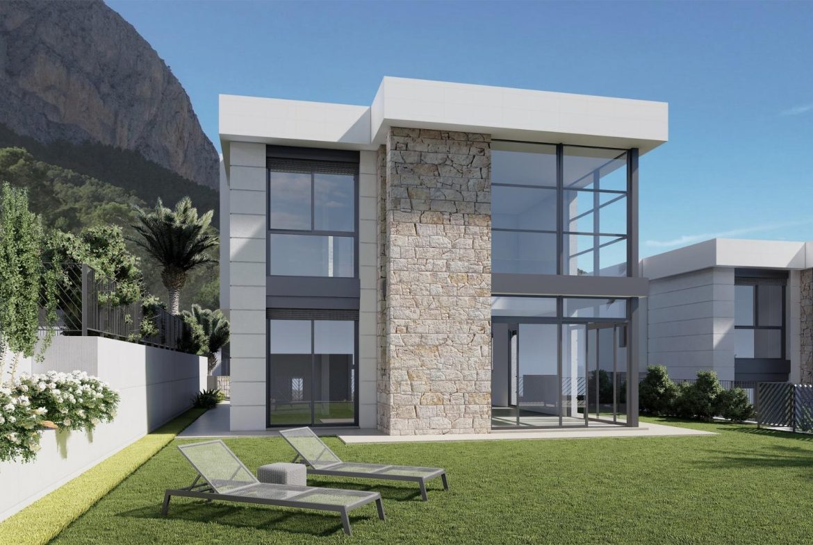 Nybyggede Villaer i Polop, Alicante – 4 soverom (Ref: N8509)