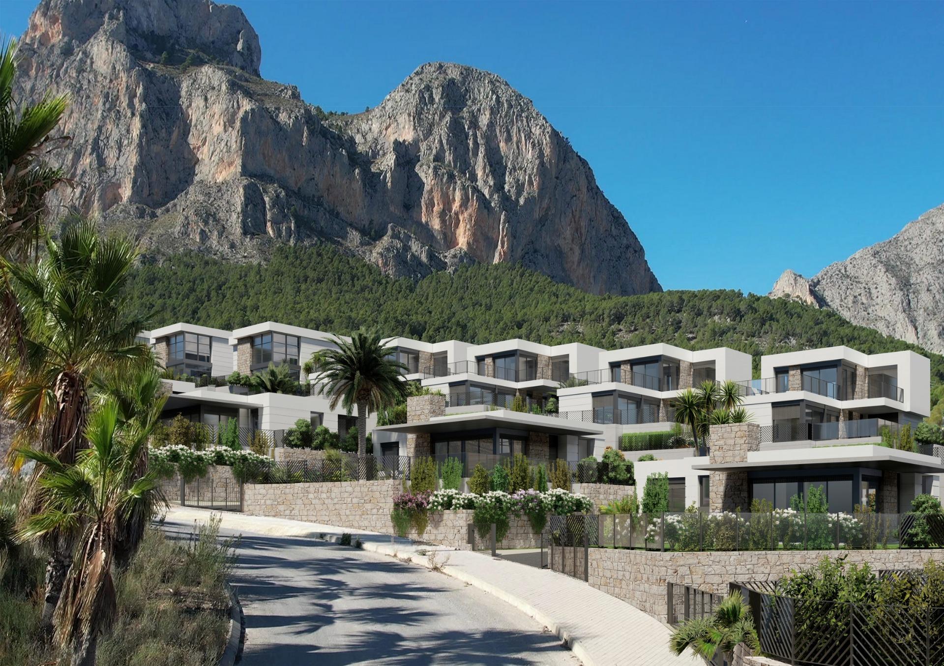 Nybyggede Villaer i Polop, Alicante – 4 soverom (Ref: N8509)