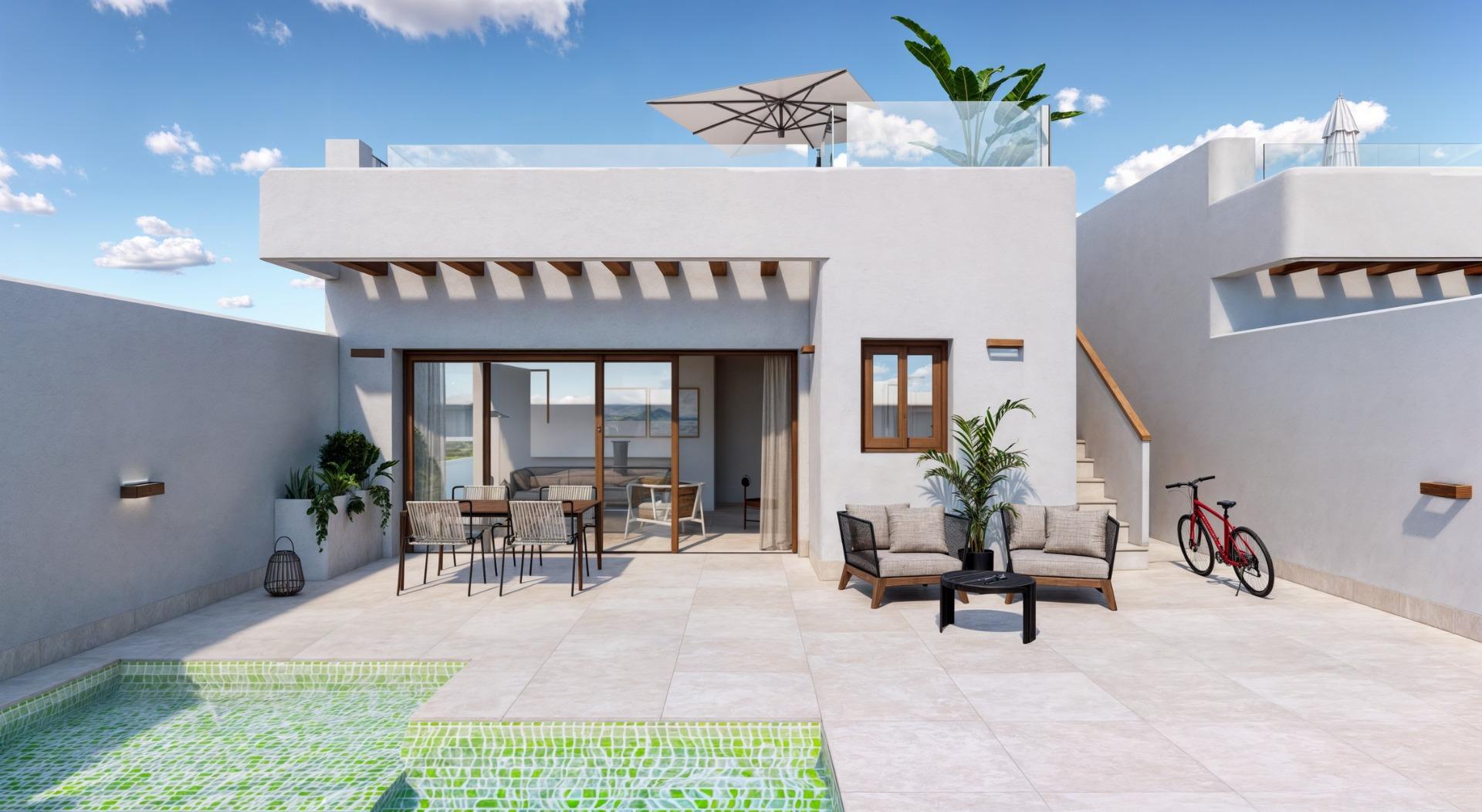 Moderne Nybyggede Villaer i Torre-Pacheco, Murcia – 2 soverom (Ref: N8517)