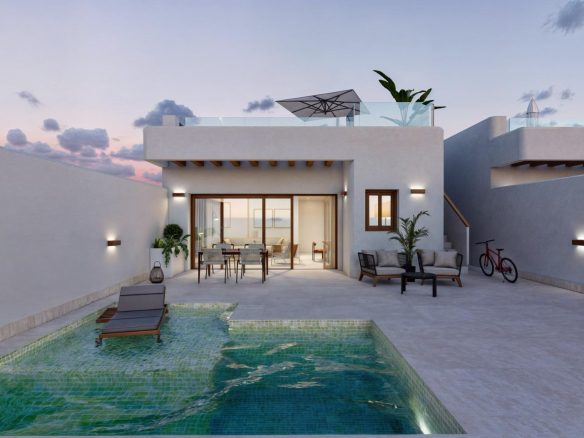 Moderne Nybyggede Villaer i Torre-Pacheco