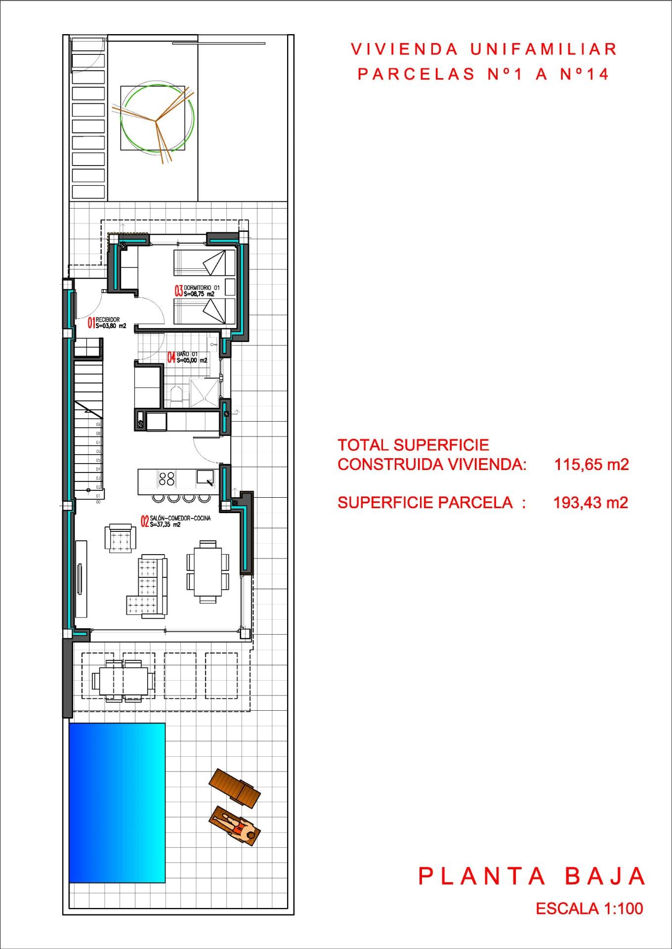 Nye Boliger i Skandinavisk Stil i Aguas Nuevas Torrevieja – 3 soverom (Ref: N9525)