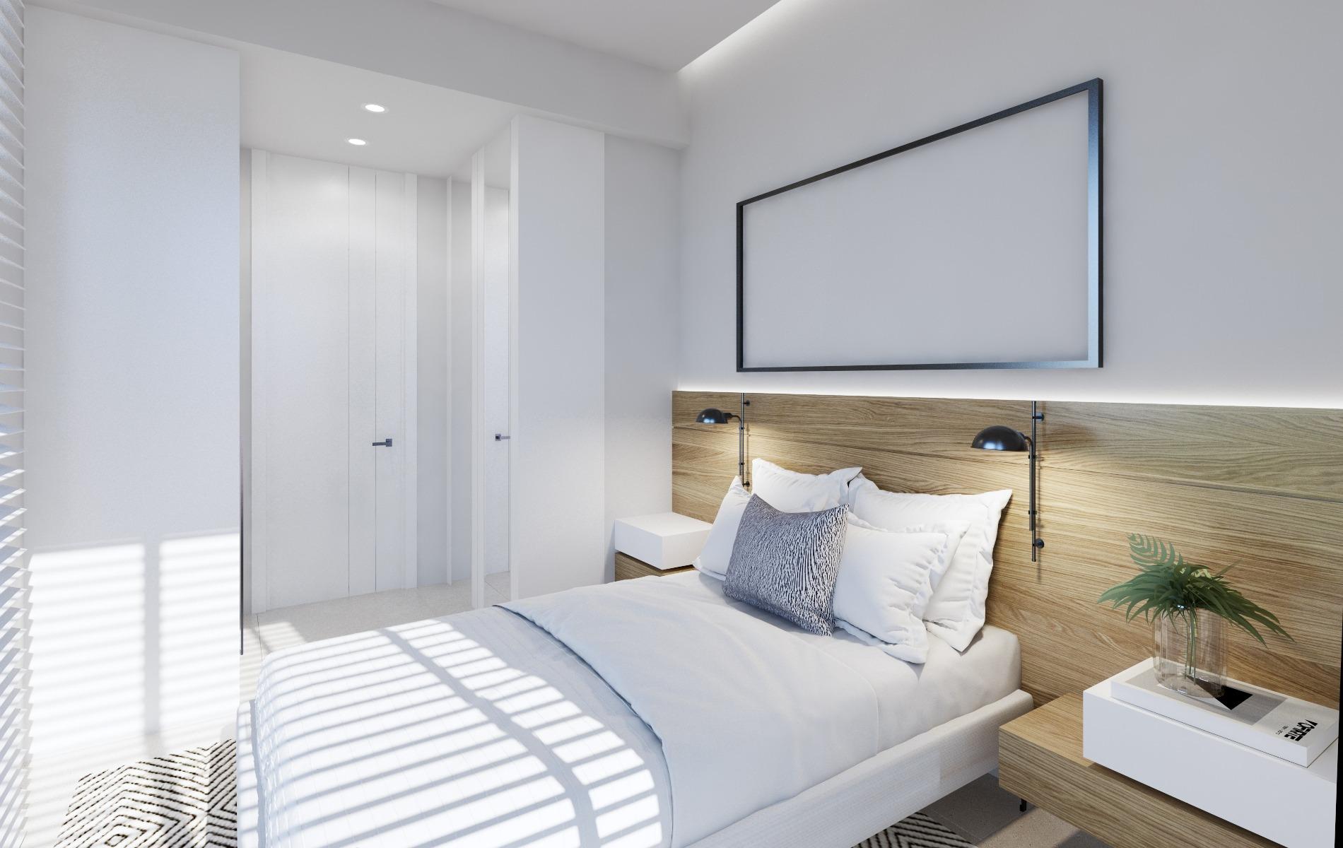 Nybyggde Leiligheter i Privat Gated Resort i Murcia-Provinsen – 3 soverom (Ref: N6657)