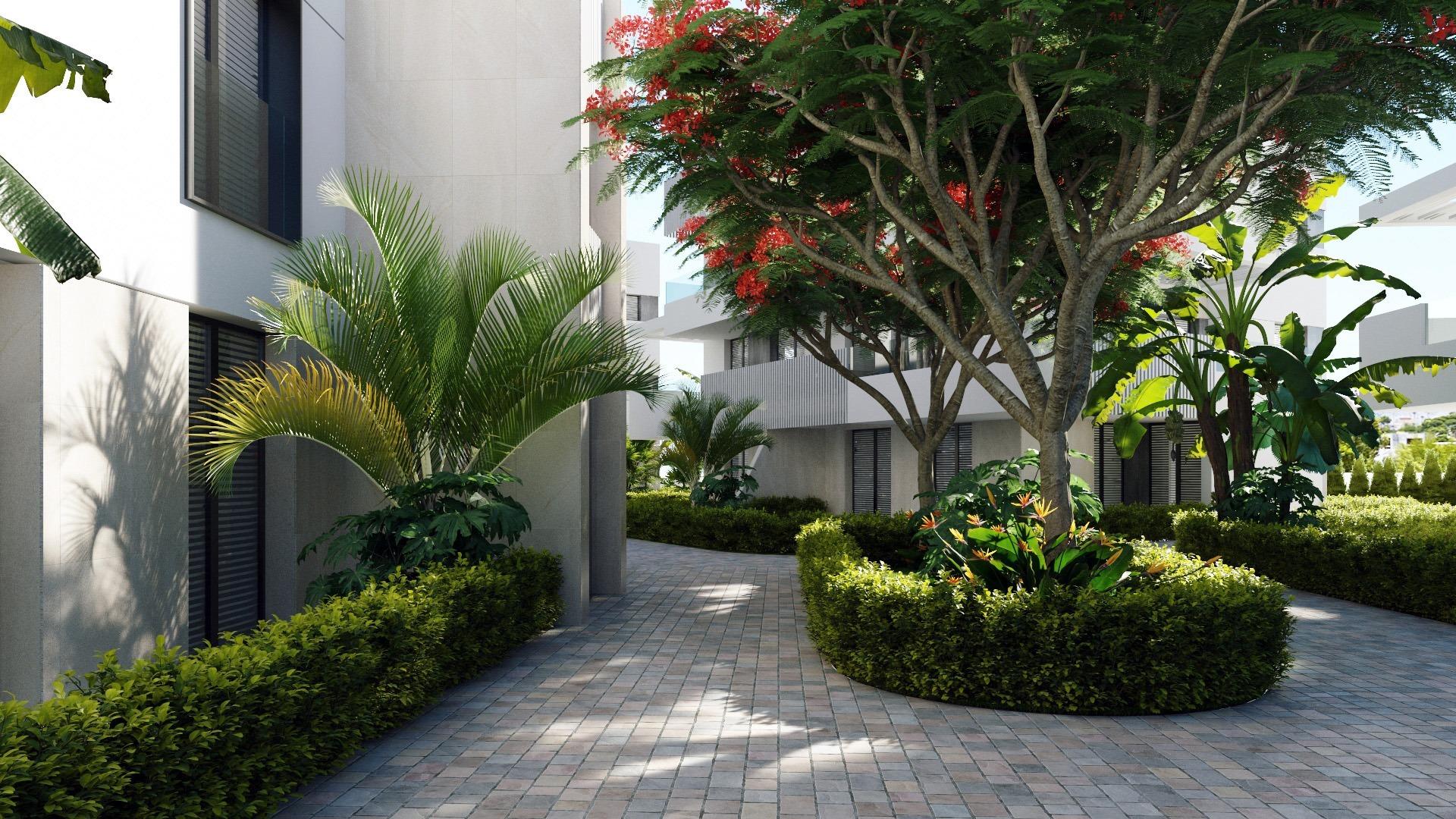 Nybyggde Leiligheter i Privat Gated Resort i Murcia-Provinsen – 3 soverom (Ref: N6657)