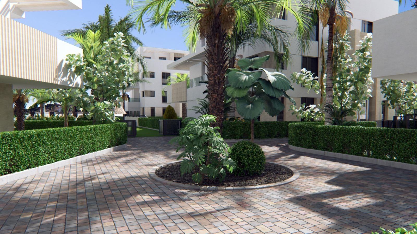 Nybyggde Leiligheter i Privat Gated Resort i Murcia-Provinsen – 3 soverom (Ref: N6657)