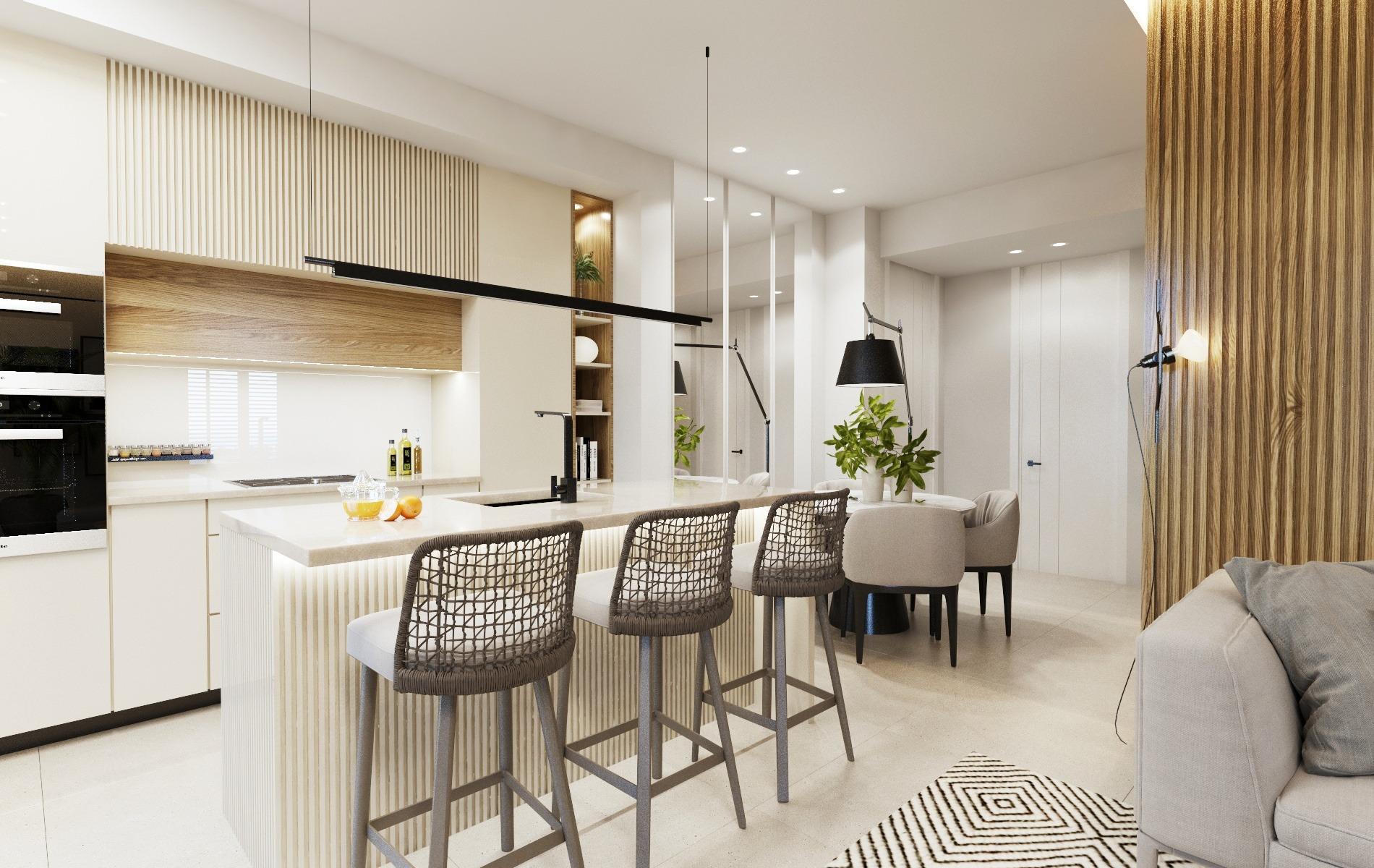 Nybyggde Leiligheter i Privat Gated Resort i Murcia-Provinsen – 3 soverom (Ref: N6657)