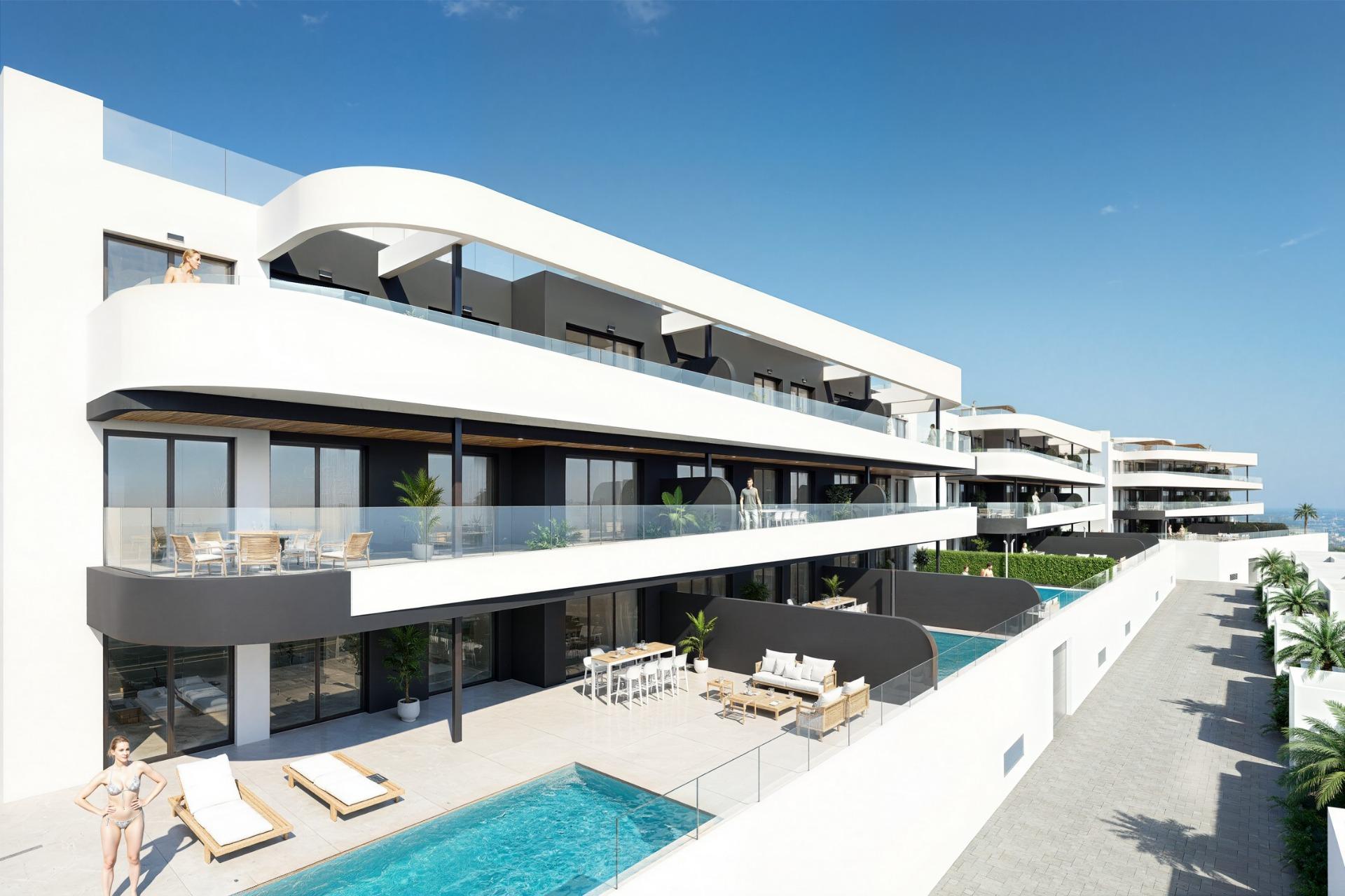 Nybyggede Leiligheter og Villaer med Utsikt Mot Golfbanen i la Serena Golf, Los Alcazares – 2 soverom (Ref: N9668)