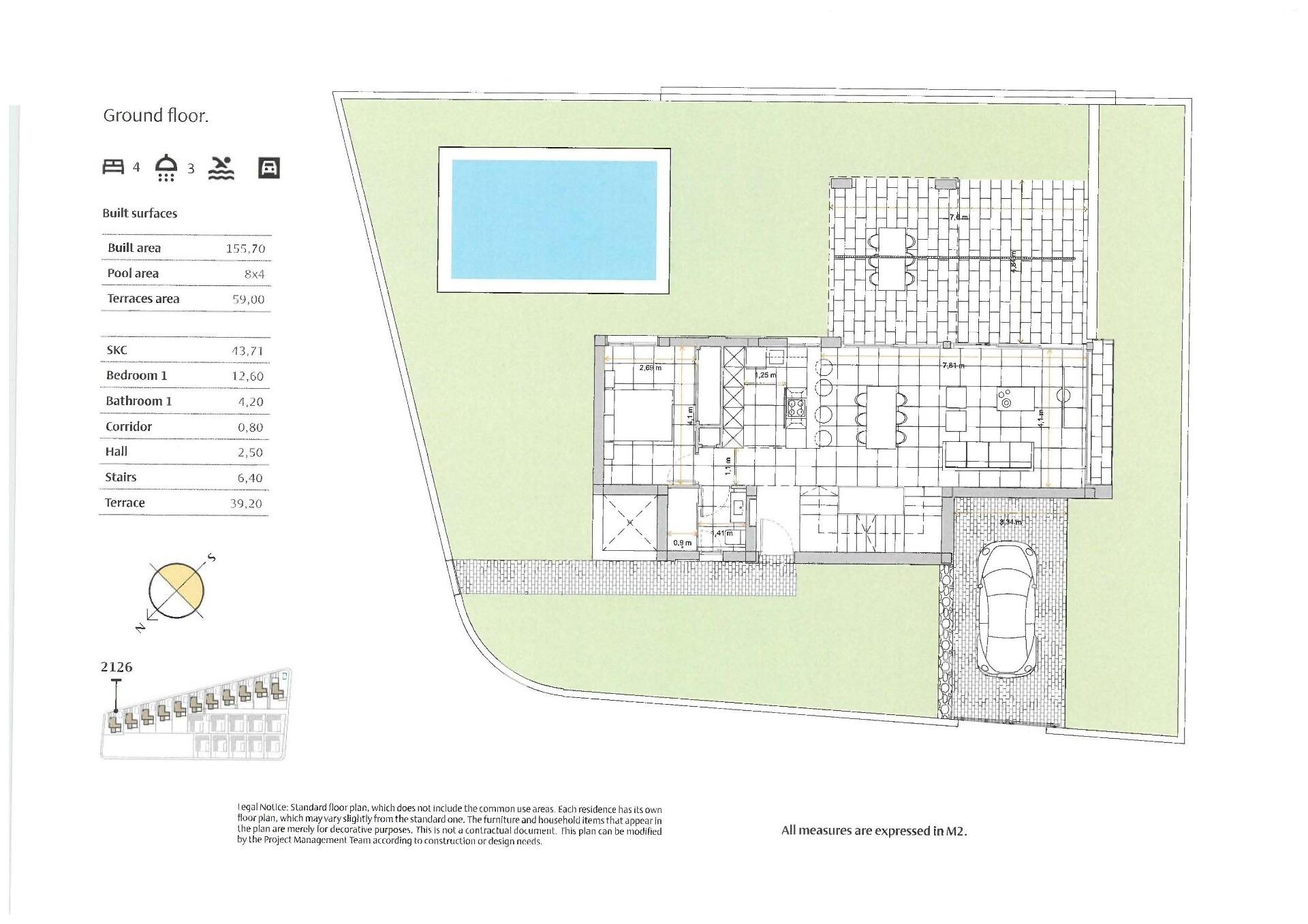 Modern Design Villa med Golfutsikt – 4 soverom (Ref: N9818)