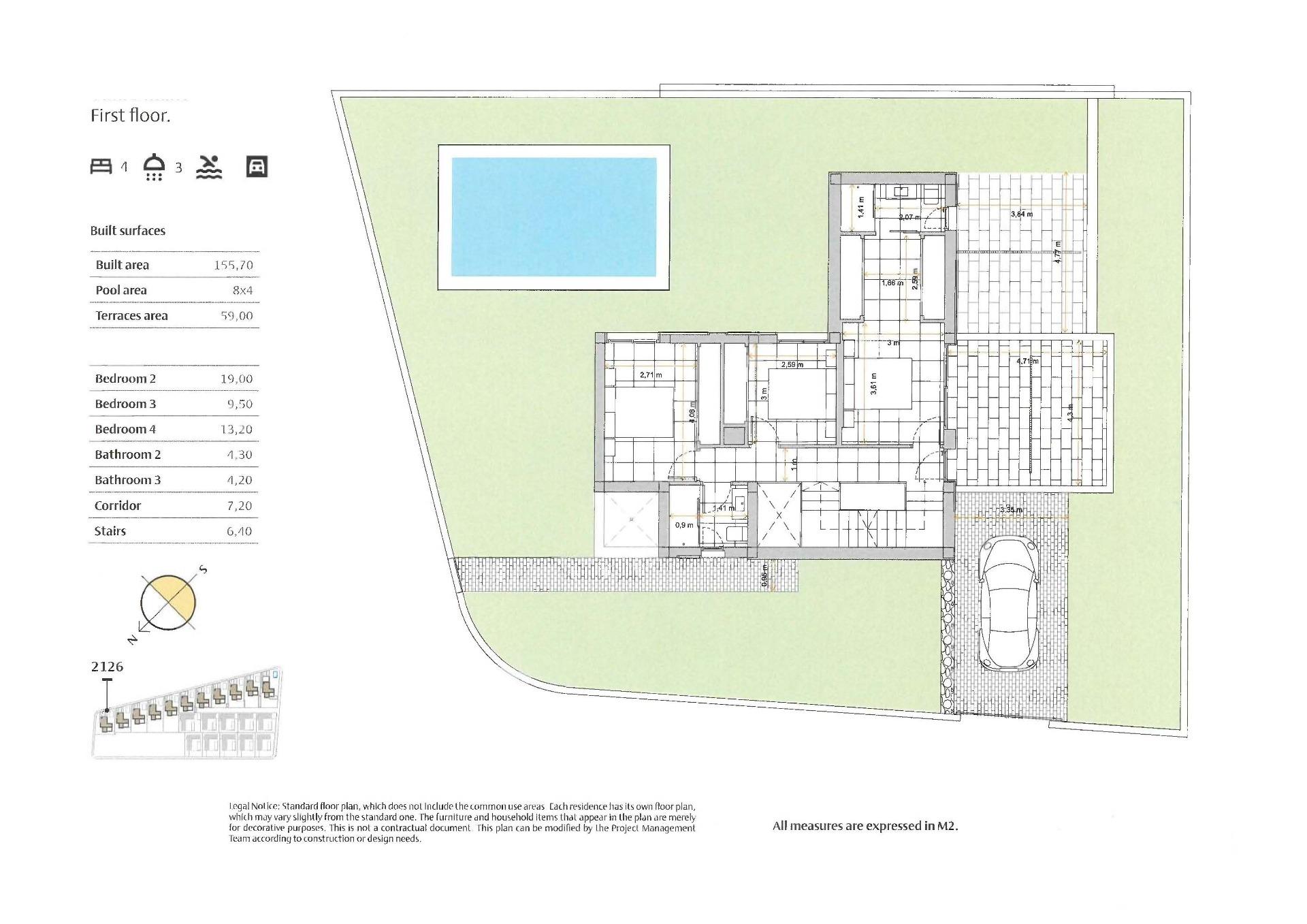 Modern Design Villa med Golfutsikt – 4 soverom (Ref: N9818)