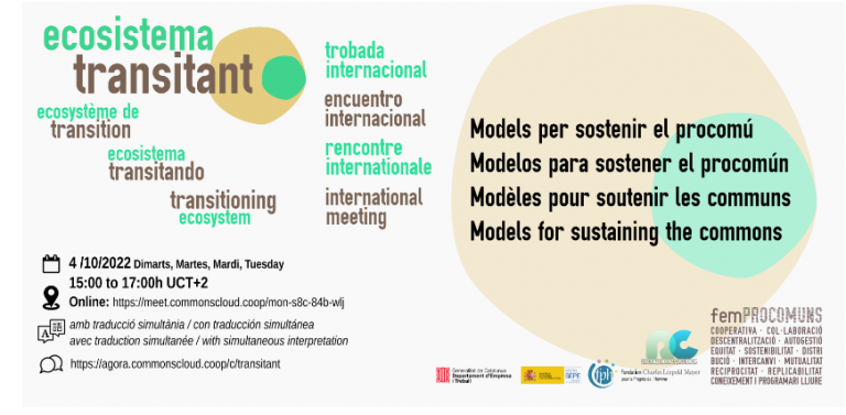 Transizione all’ecosistema dei beni comuni