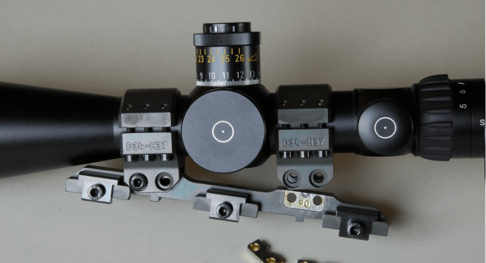 Manz Fifty 0-90 MOA adjustable scope mount Ring