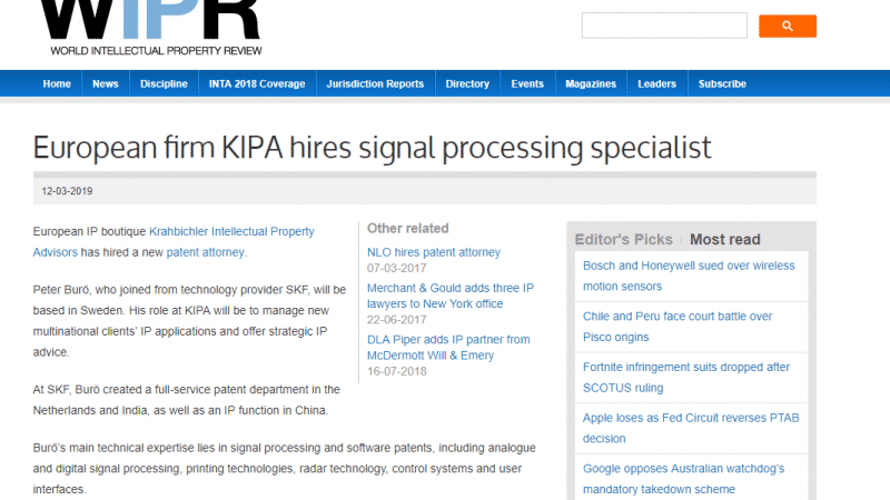 press mention kipa soliton solutions pr