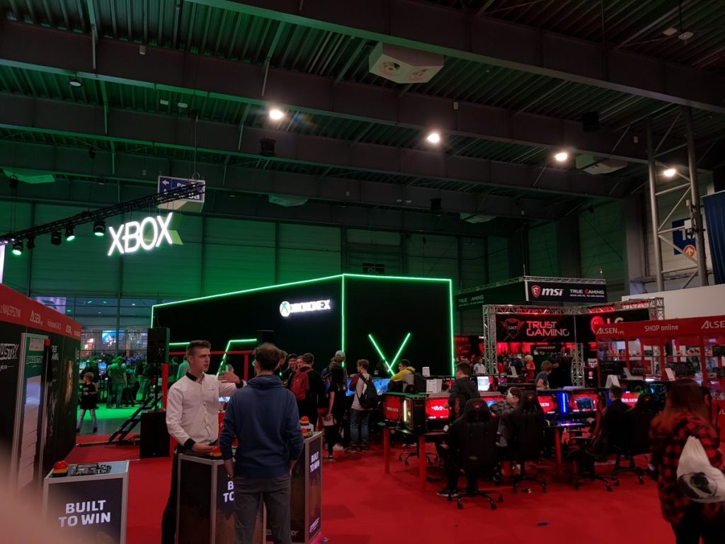 XBOX trade show booth