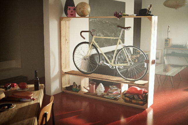 Soportes para guardar la bicicleta dentro de casa