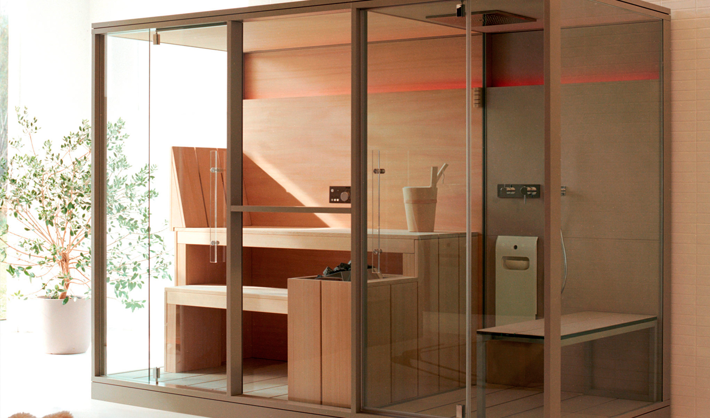 Sauna Effegibi proyectos Home Spa y Wellness en casa