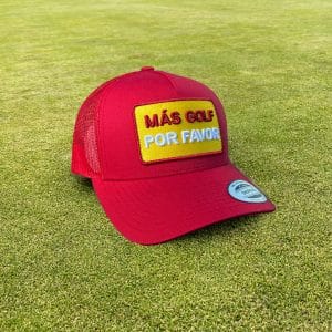 Big A Golf cap - Mas golf Por favor - röd