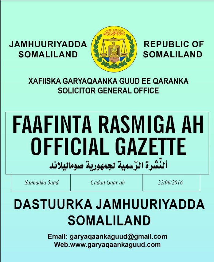 Dastuurka Somaliland