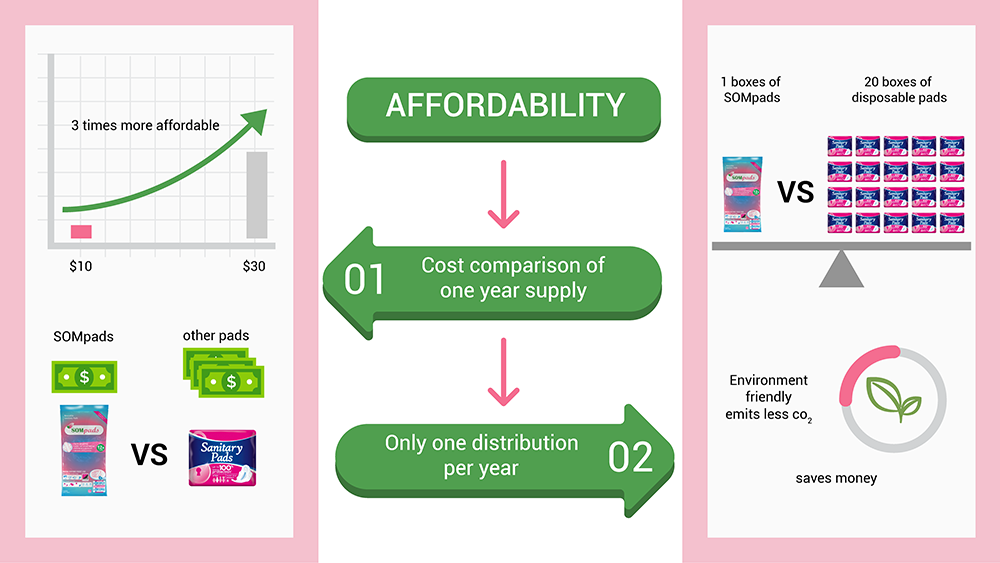 The Solution Sompads Reusable Sanitary Pads