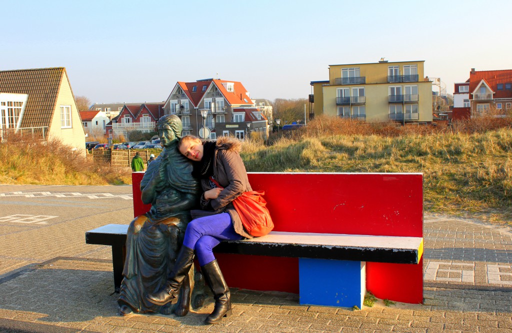 Domburg mit Statue