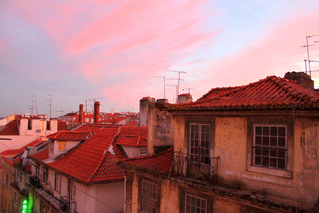 Lissabon Sonnenuntergang