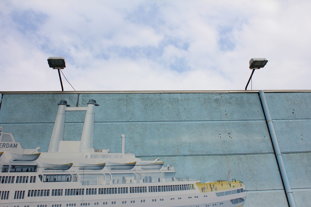 Rotterdam Schiff Graffitti