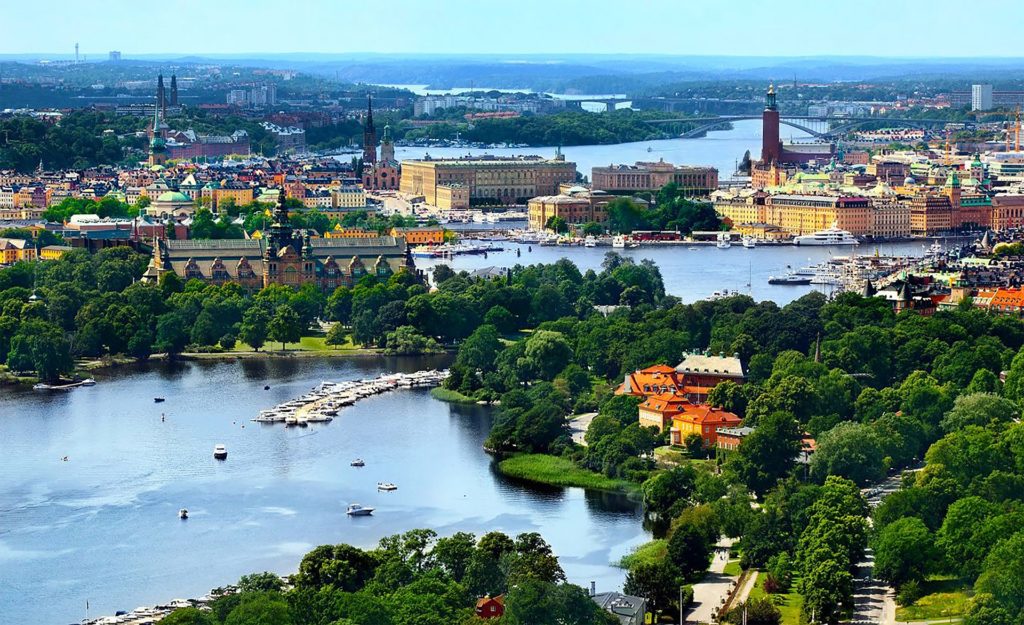 Aussicht auf Stockholm in Schweden