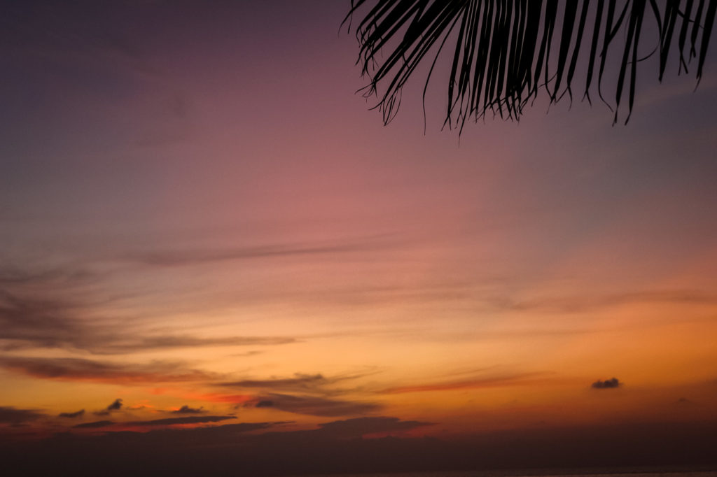 Malediven Sonnenuntergang