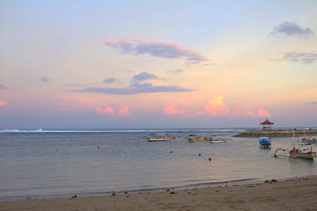 heirat auf bali sonnenuntergang