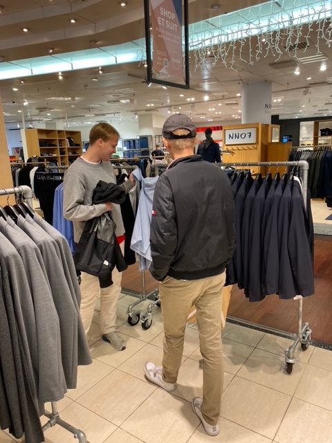 Shopping før hjemturen