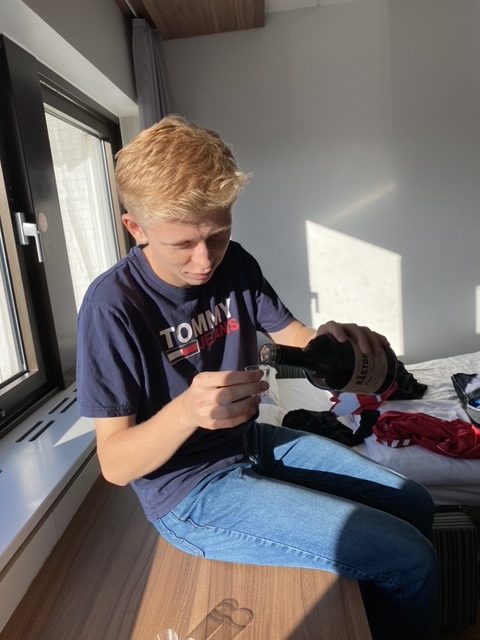 Martin havde sørget for noget at starte på.